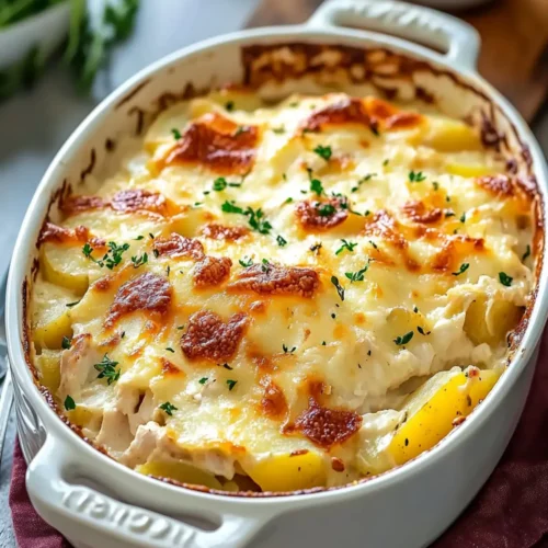 Chicken and Potato Casserole with Cream of Chicken Soup