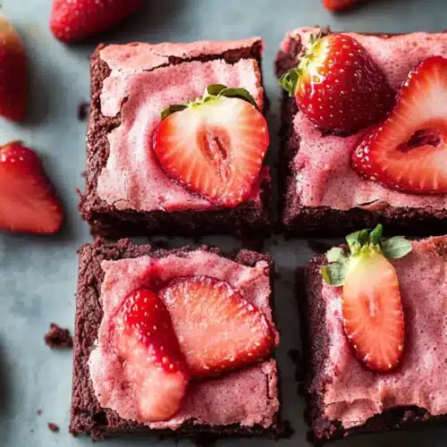 Strawberry Brownies