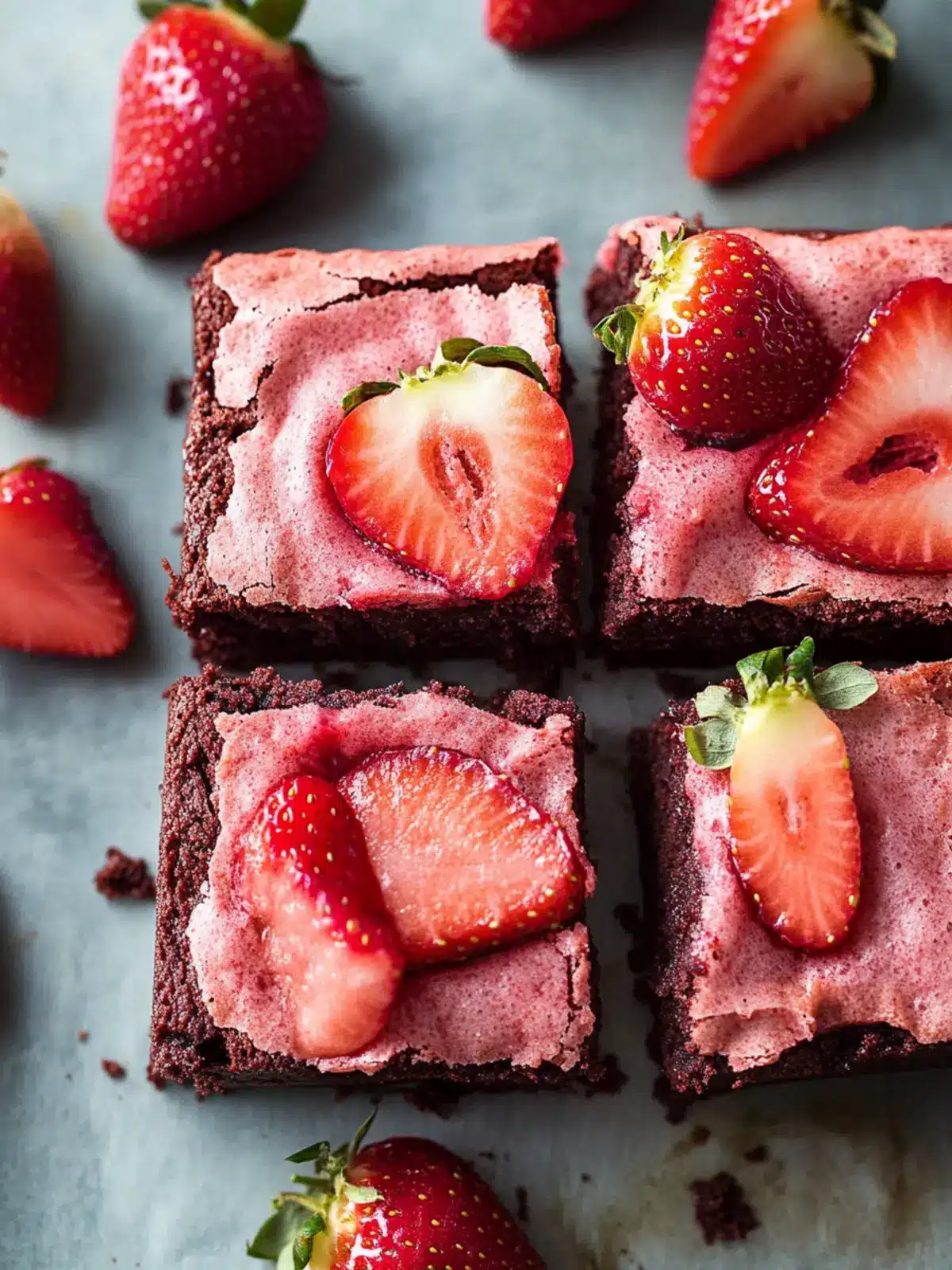 Strawberry Brownies