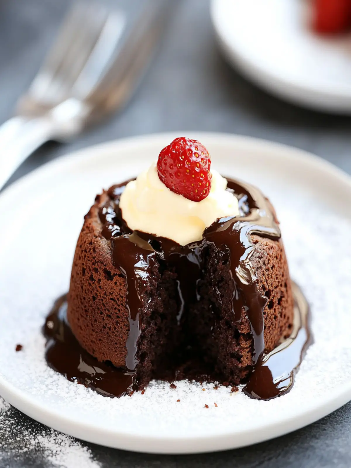 Chocolate Lava Cakes for Two