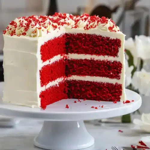Classic Red Velvet Layer Cake with Cream Cheese Frosting