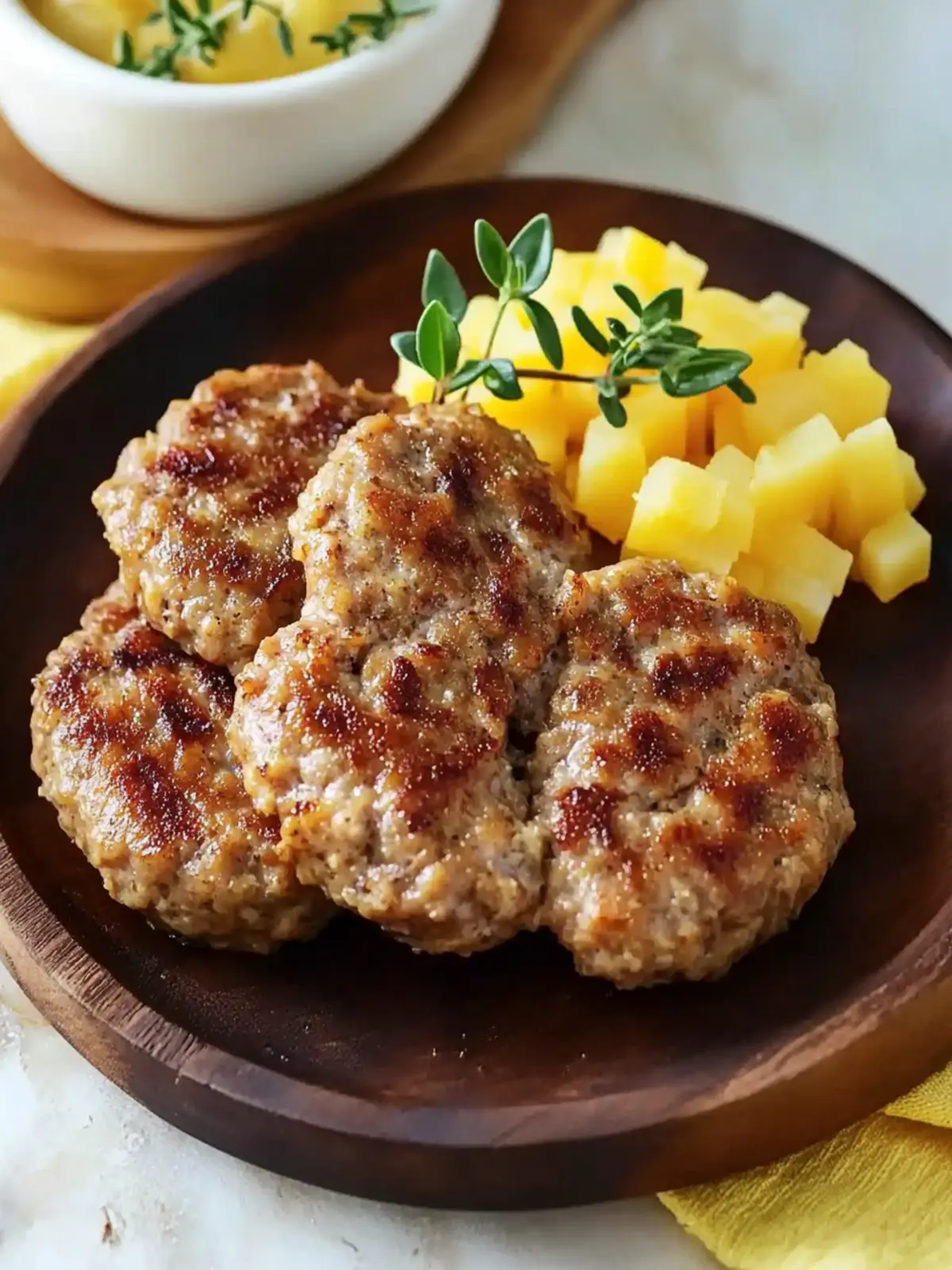 Tasty Ground Turkey Breakfast Sausage