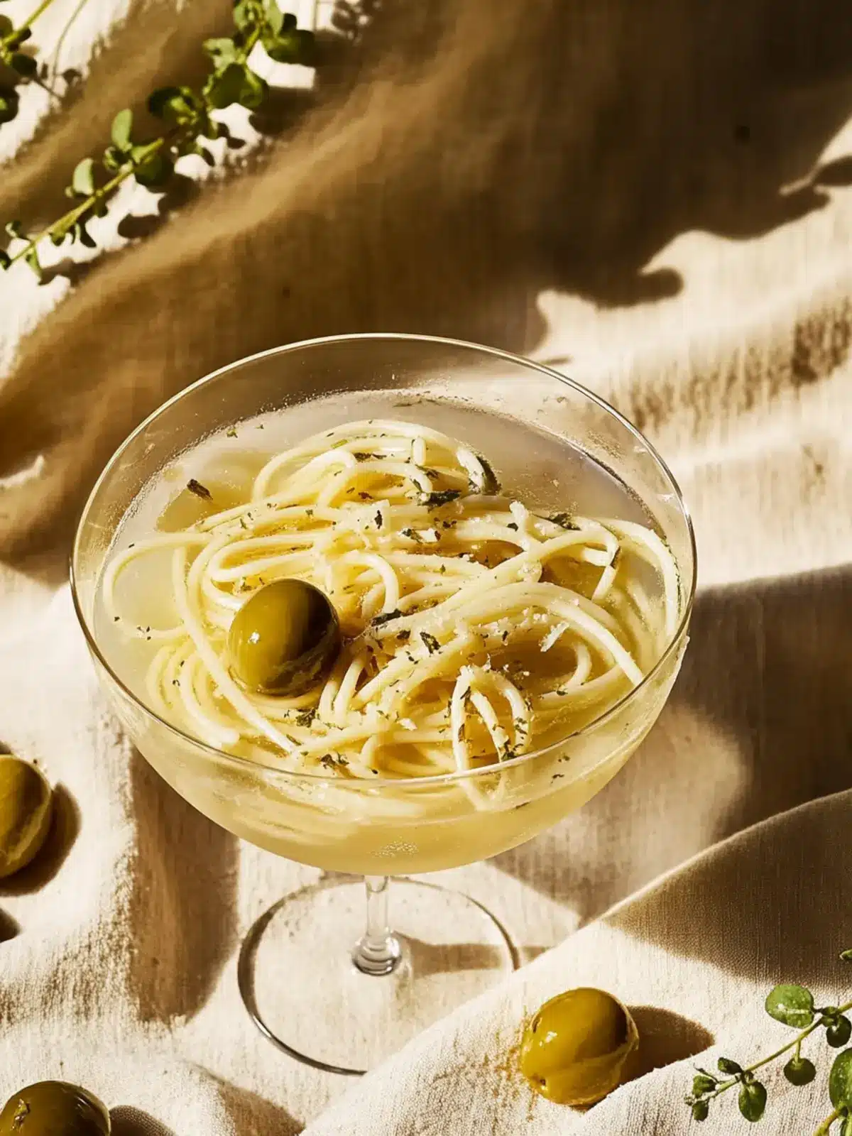 Dirty Martini Pasta