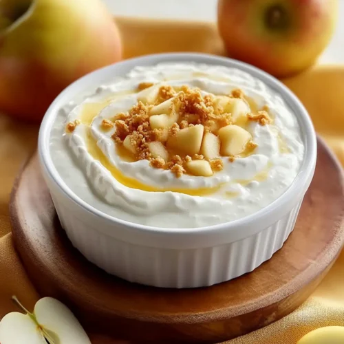 4 Ingredient Cottage Cheese Apple Dip
