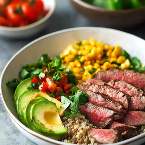 Easy Steak Quinoa Bowl Recipe