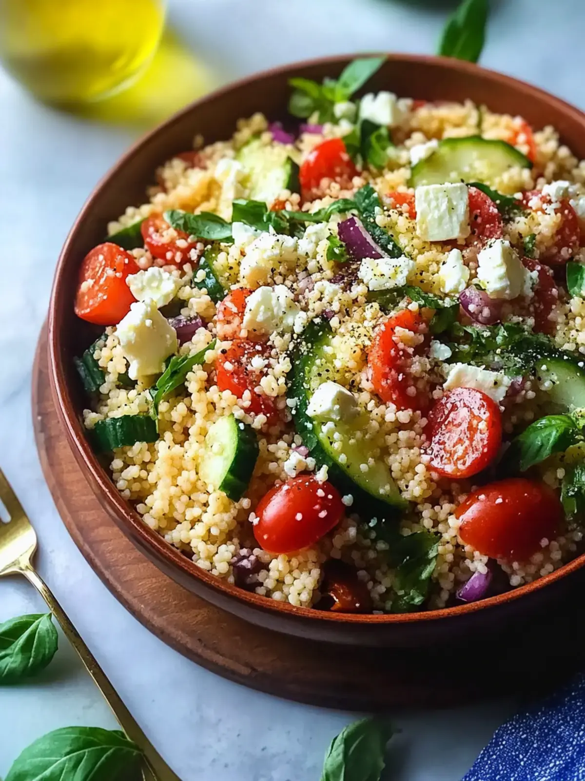 Couscous Salad with Feta