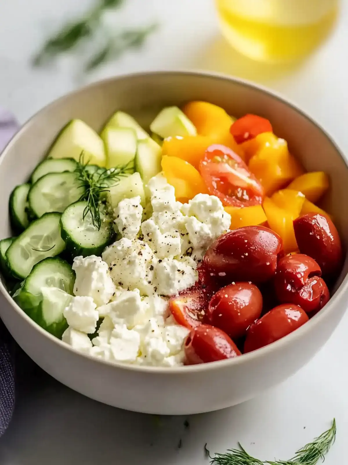 Best Greek Cottage Cheese Bowl