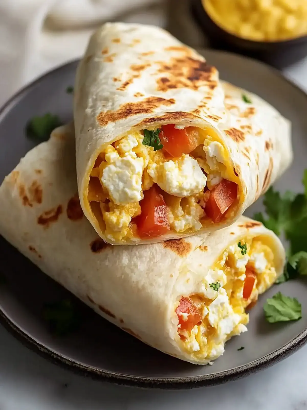 Classic Cottage Cheese Breakfast Burrito