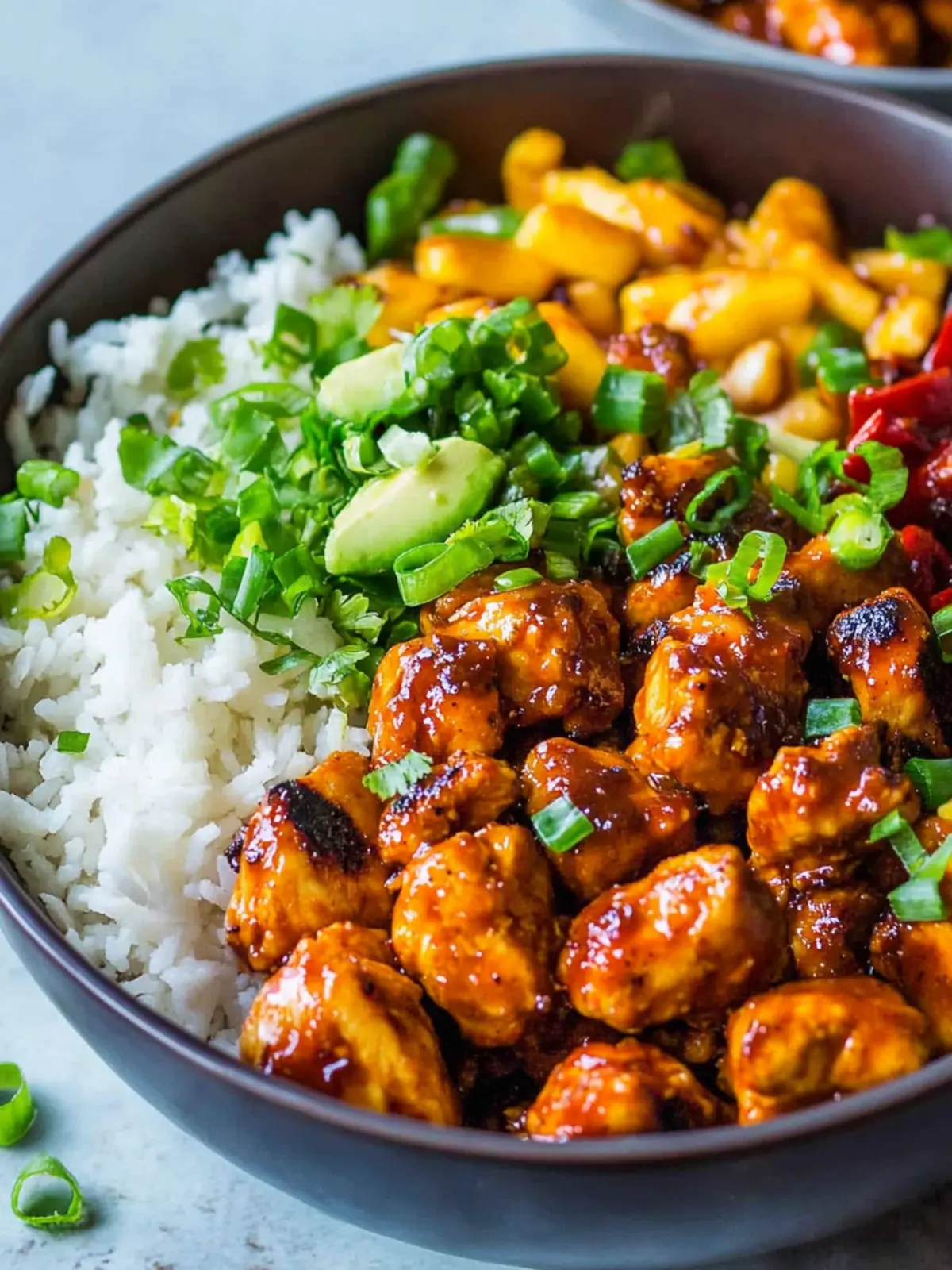 Easy Healthy Sticky Chicken Bowls