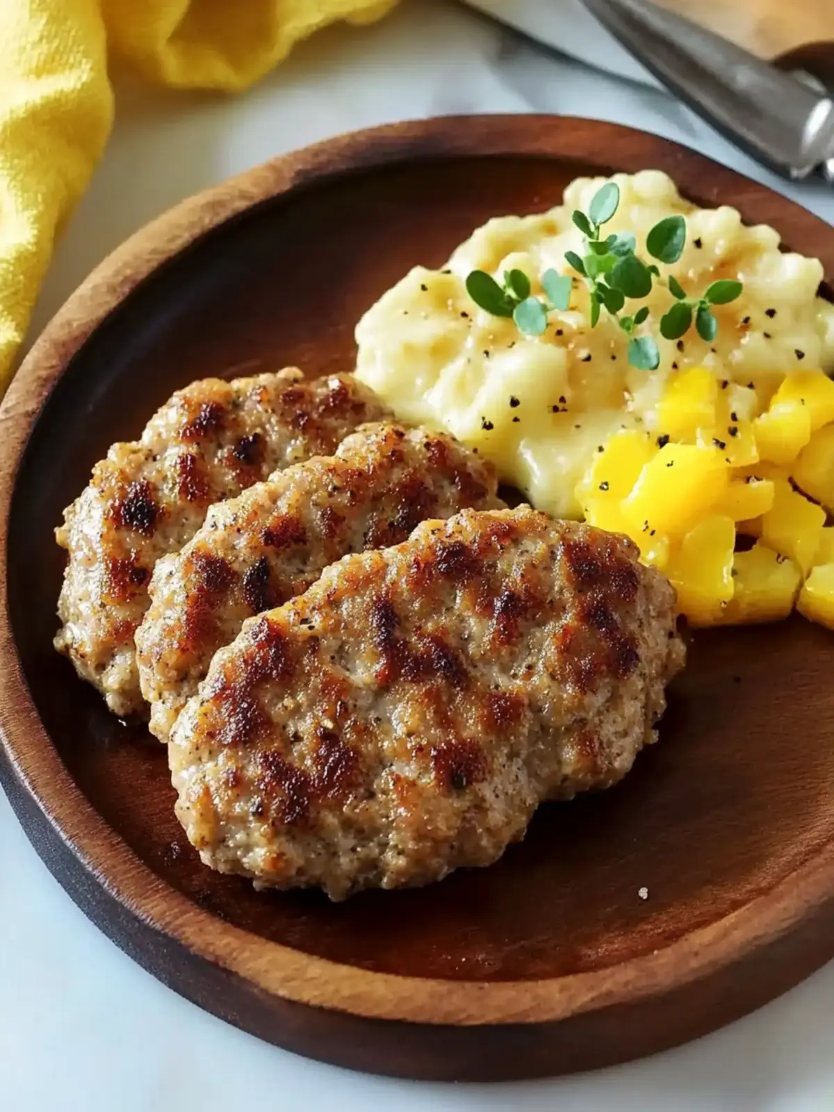 Tasty Ground Turkey Breakfast Sausage