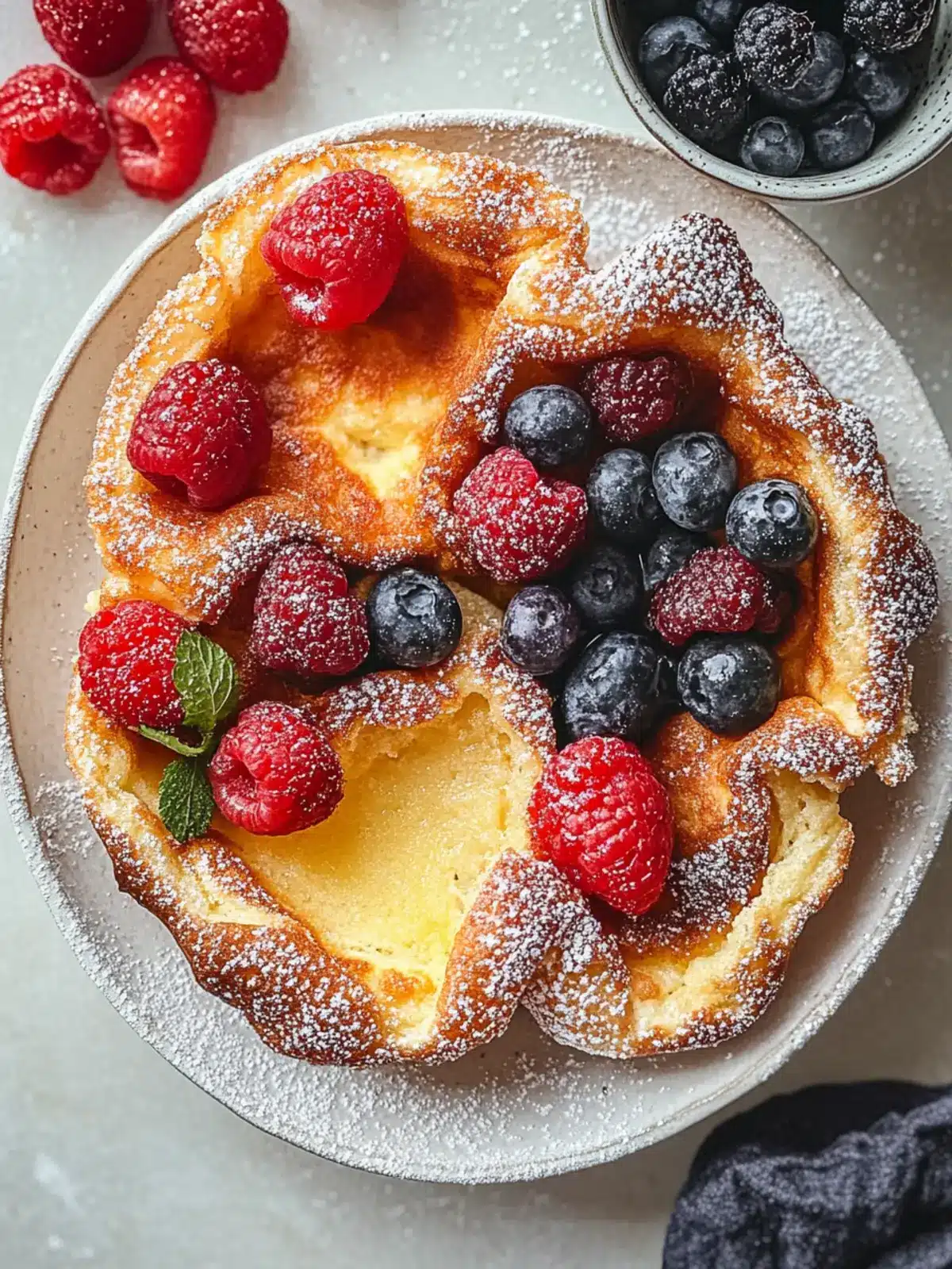 Mini Dutch Baby Pancakes