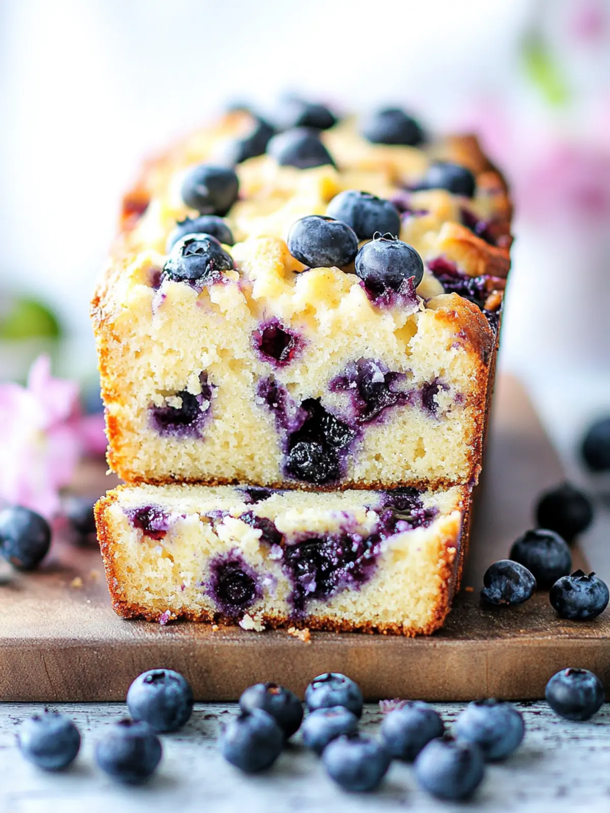blueberry cream cheese loaf