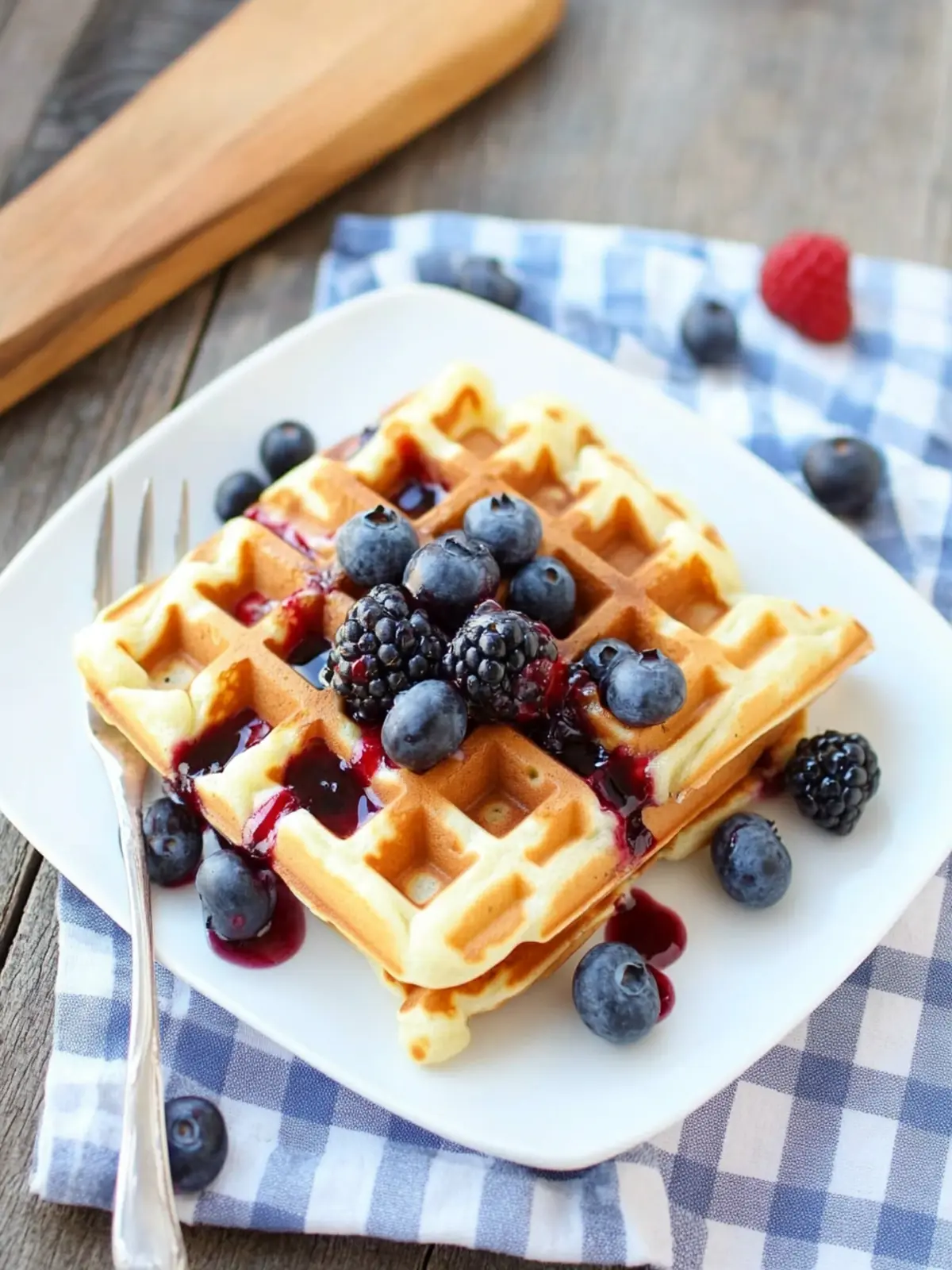 Berry Waffles recipe