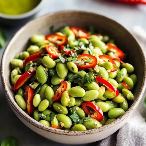 Quick Roasted Edamame Salad