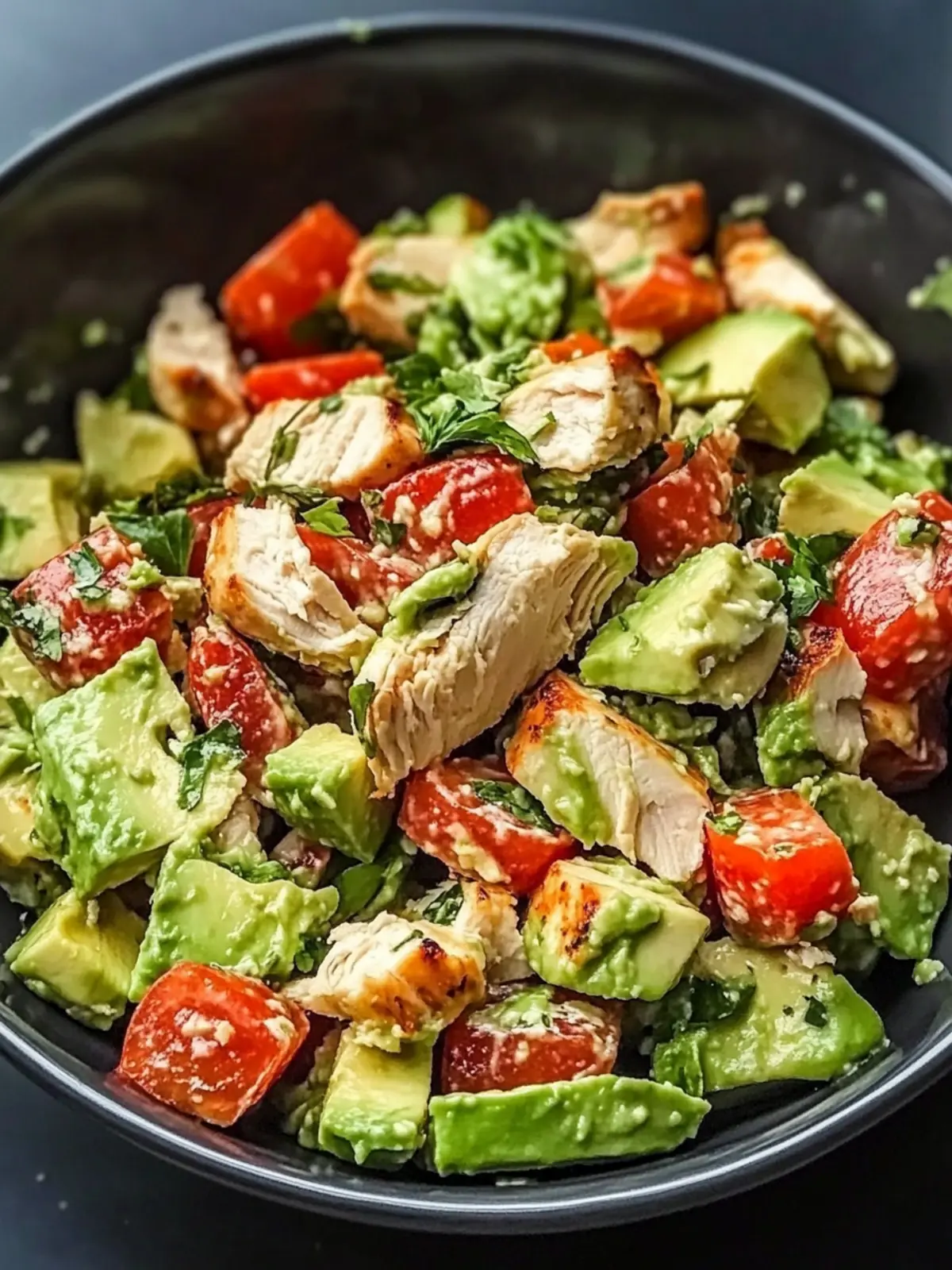 Healthy Avocado Chicken Salad