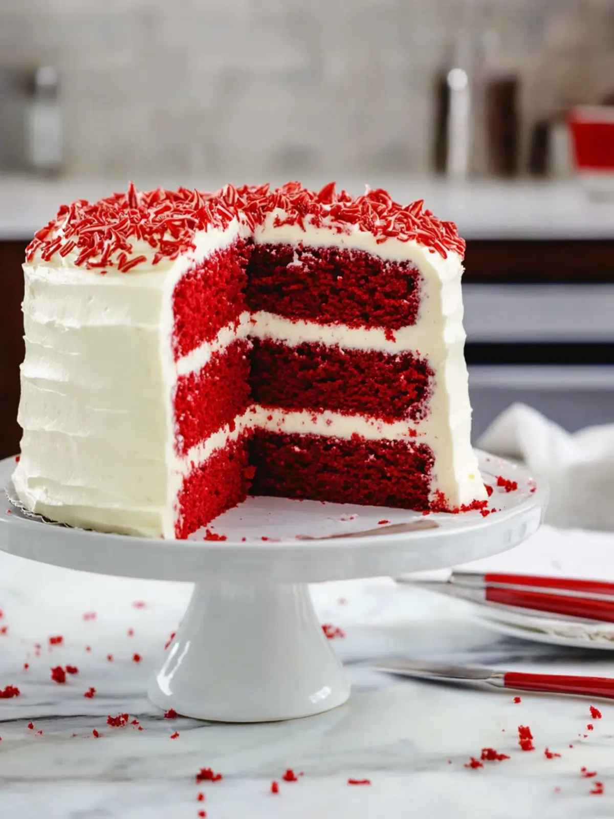 Classic Red Velvet Layer Cake with Cream Cheese Frosting