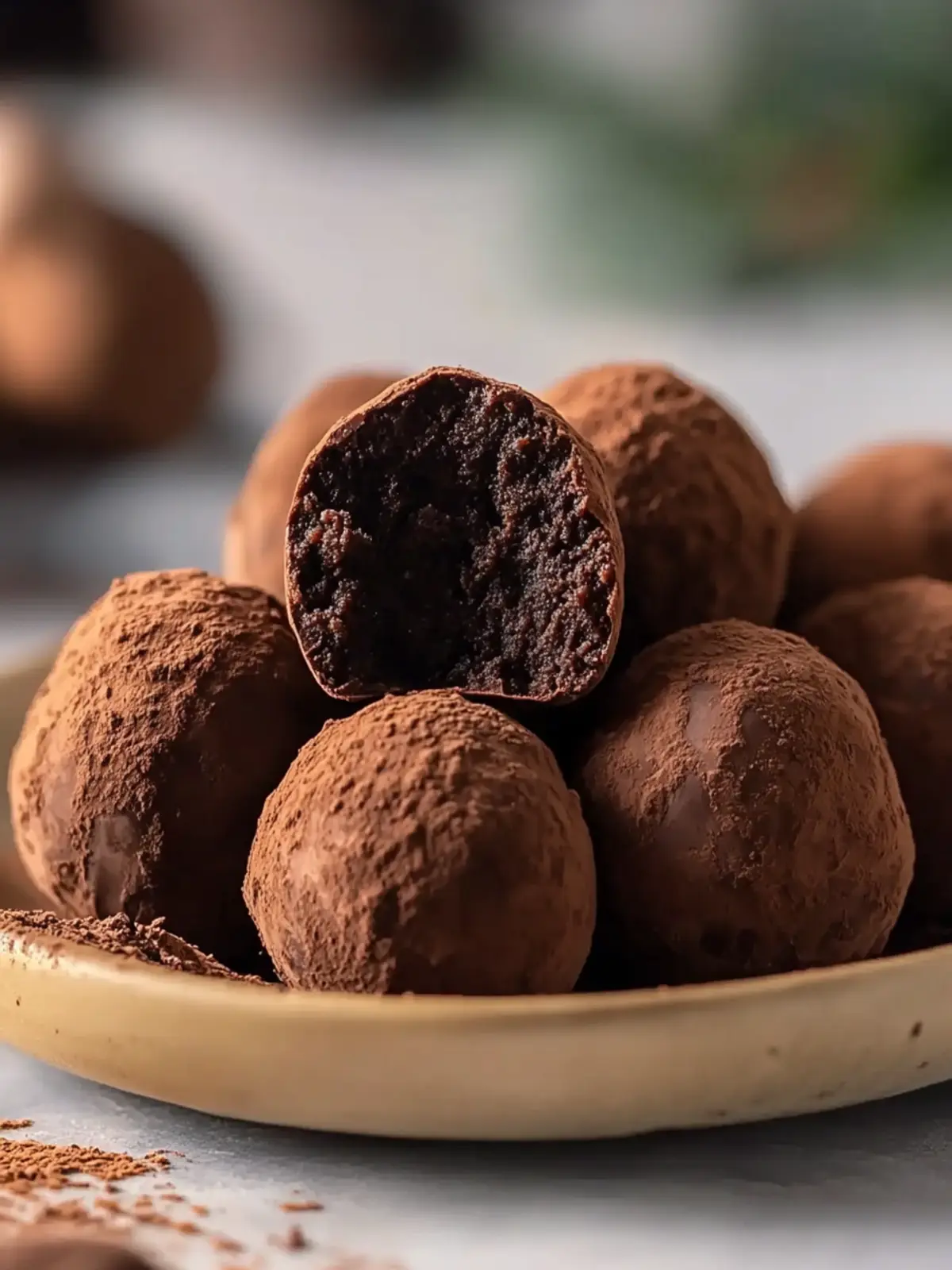 Dark Chocolate Truffles