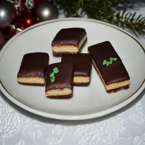 Chocolate‑Dipped Wafer Cookies recipe
