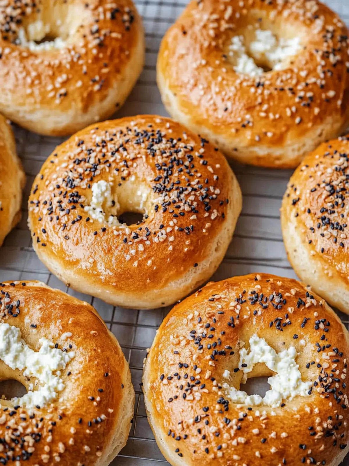 cottage cheese bagels