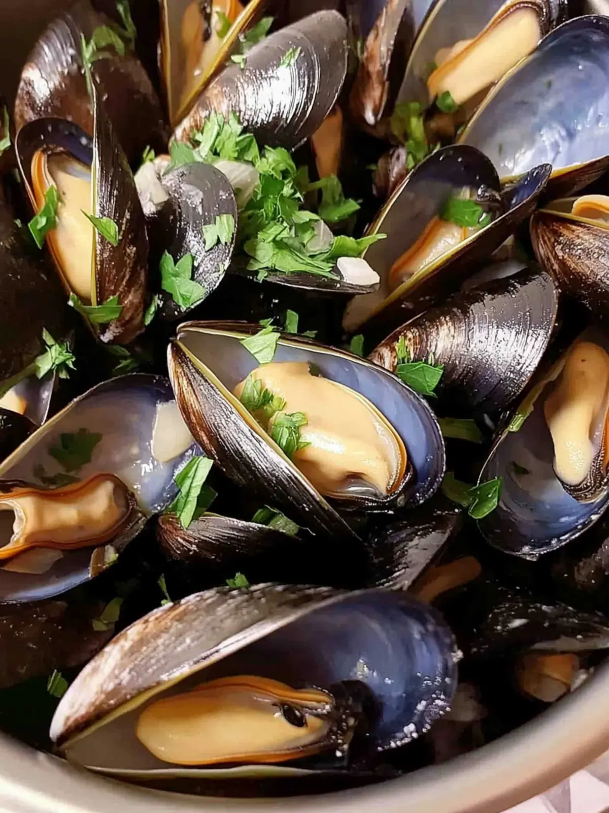 Seasonal Seafood Mussels recipe