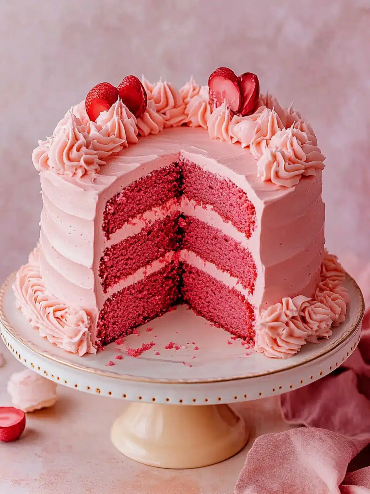 Pink Velvet Cake