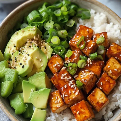 Sticky Tofu Bowls