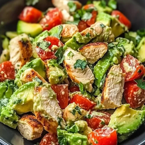 Healthy Avocado Chicken Salad