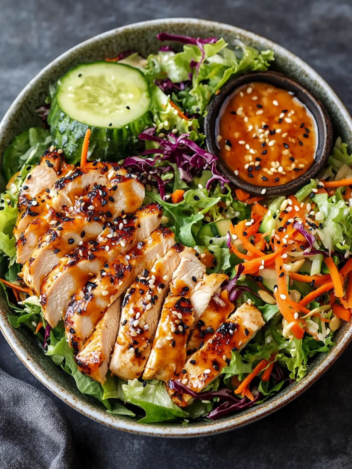 Asian Sesame Chicken Salad