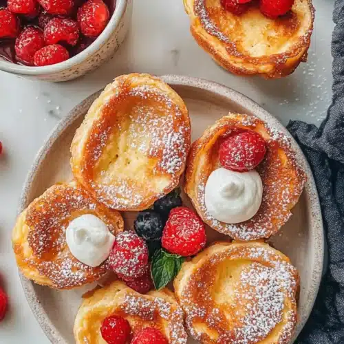 Mini Dutch Baby Pancakes