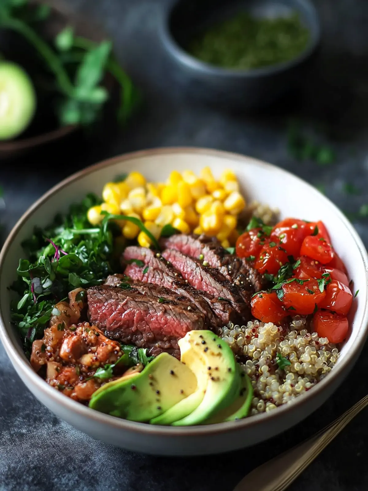 Easy Steak Quinoa Bowl Recipe