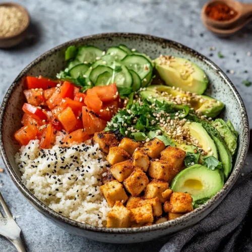 Vegan Low-Carb Buddha Bowls