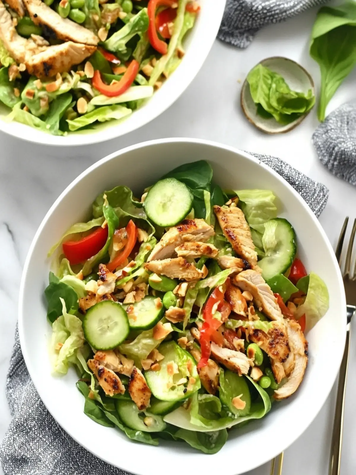 Asian Chicken Crunch Salad Packed with Flavor and Freshness