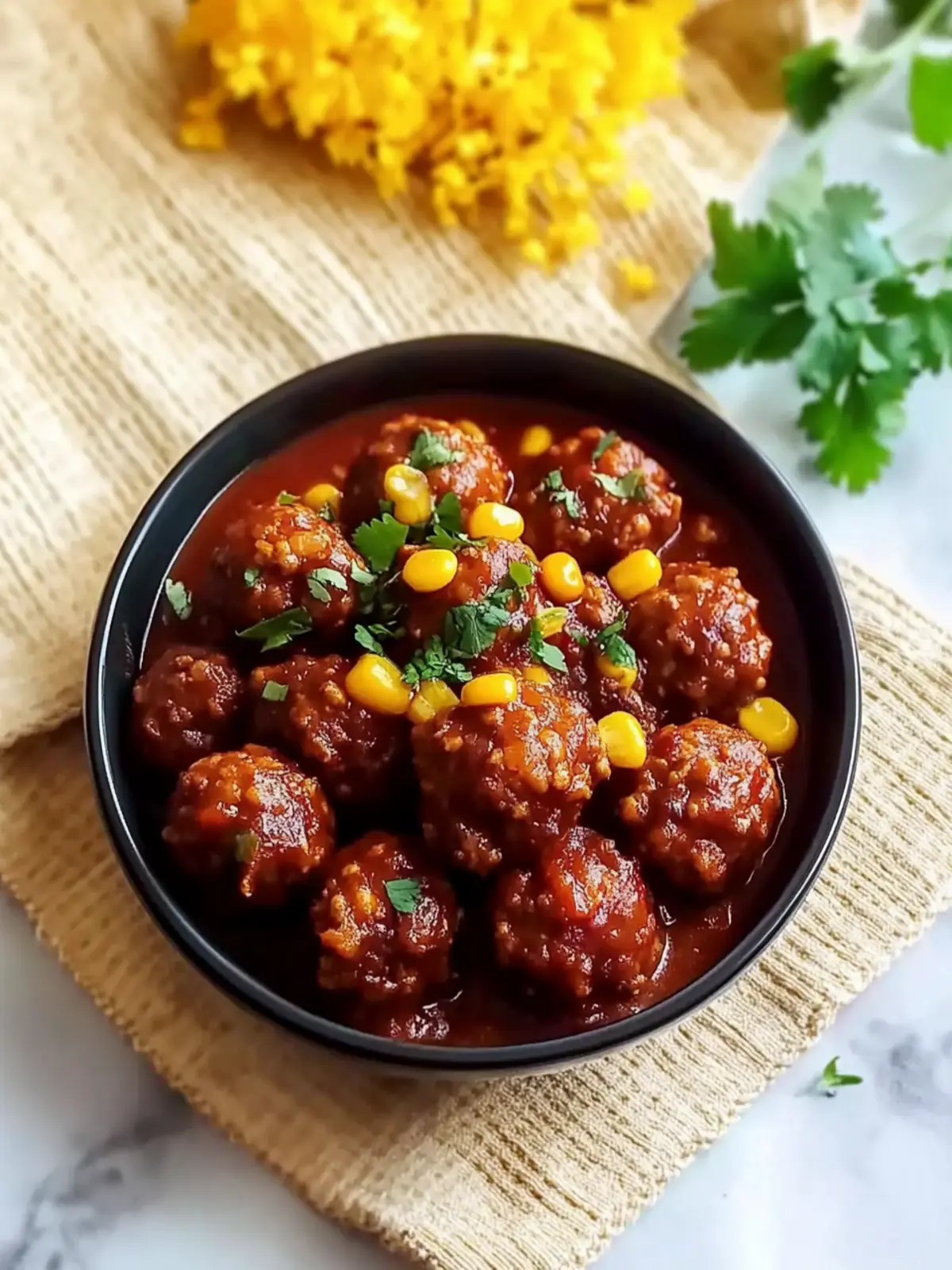 Slow Cooker Chili Meatballs