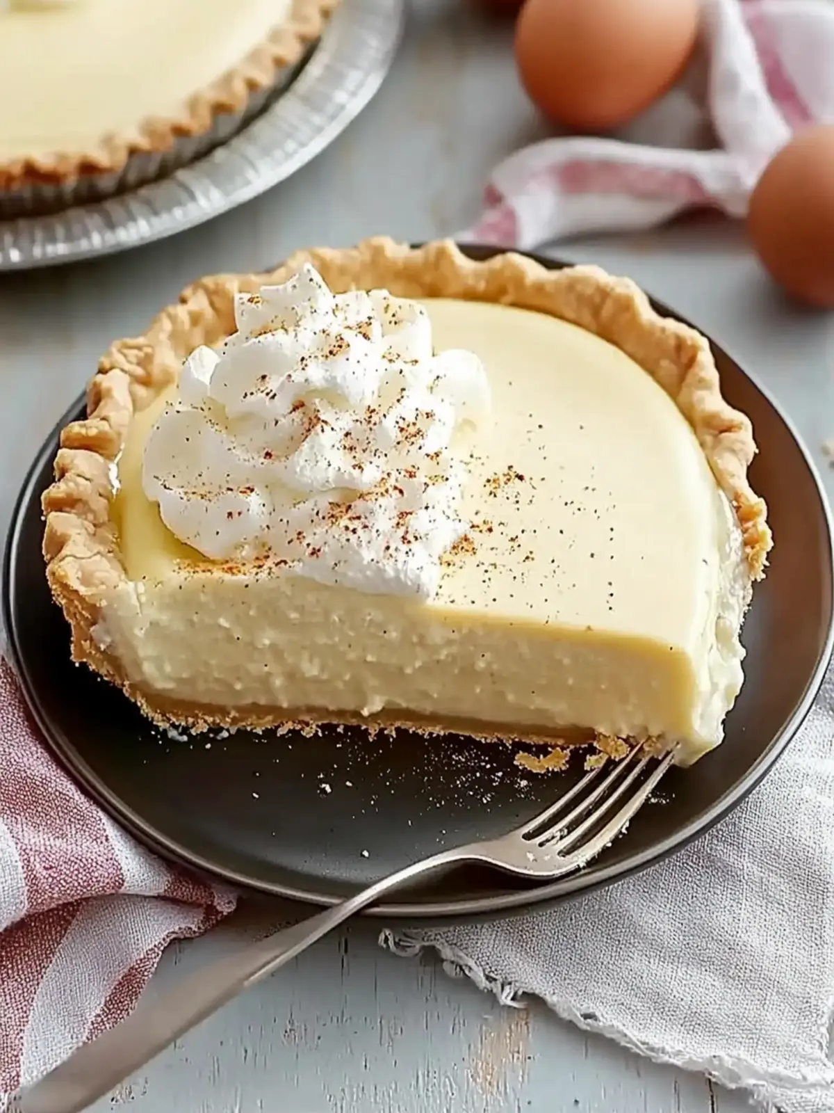 Best Eggnog Pie