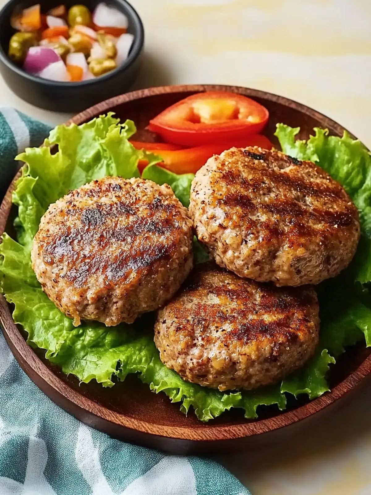 Garlic Ground Turkey Burgers
