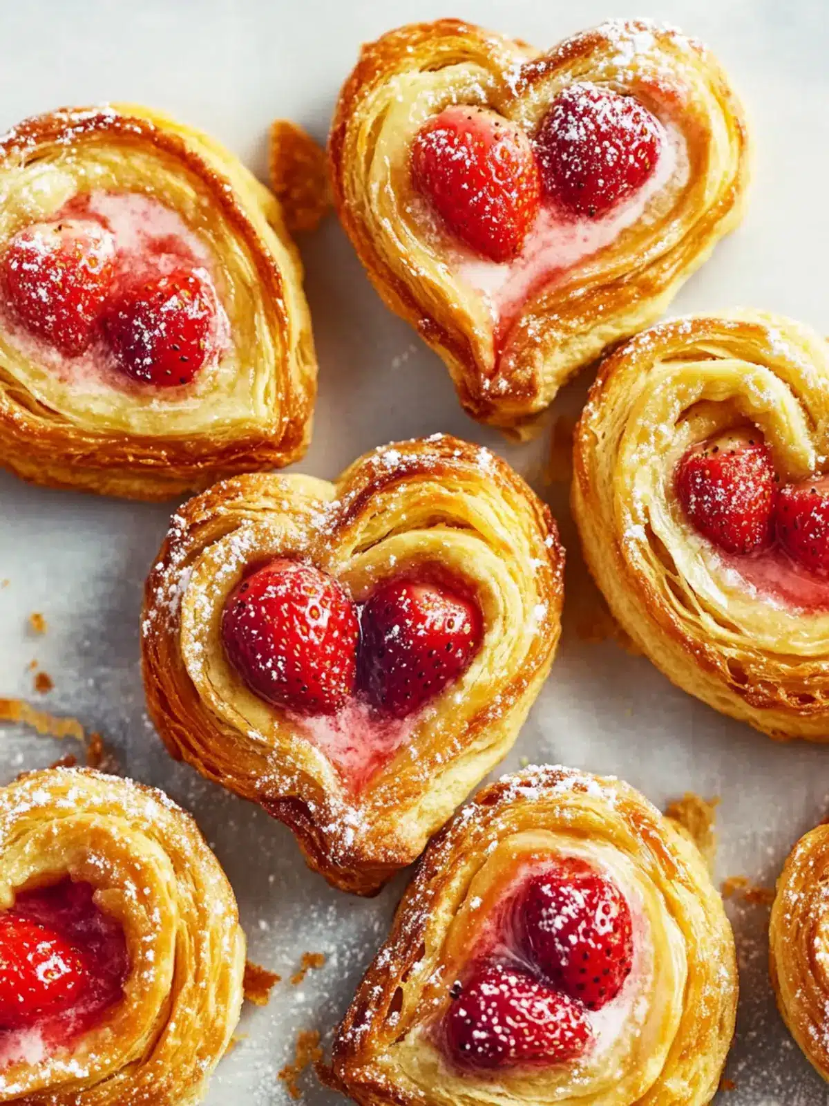 Strawberry Palmiers