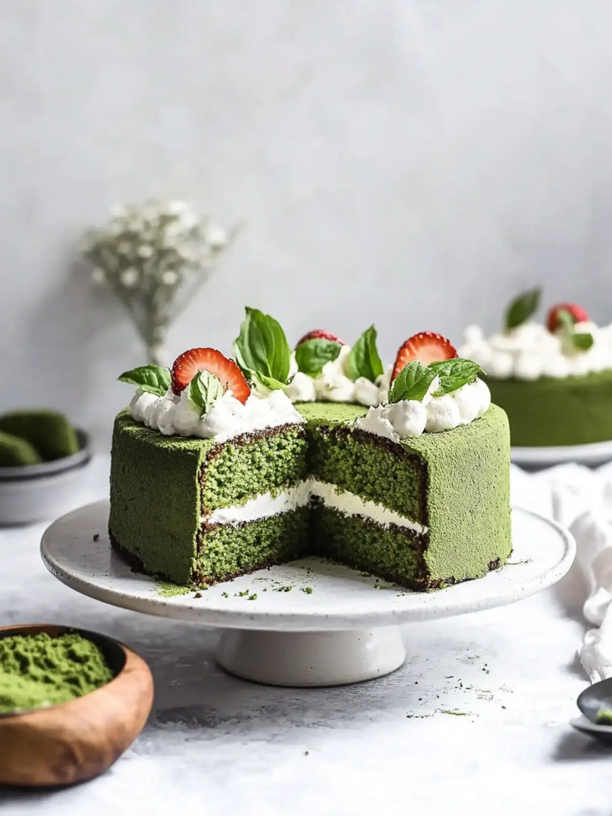 Vegan Matcha Cake