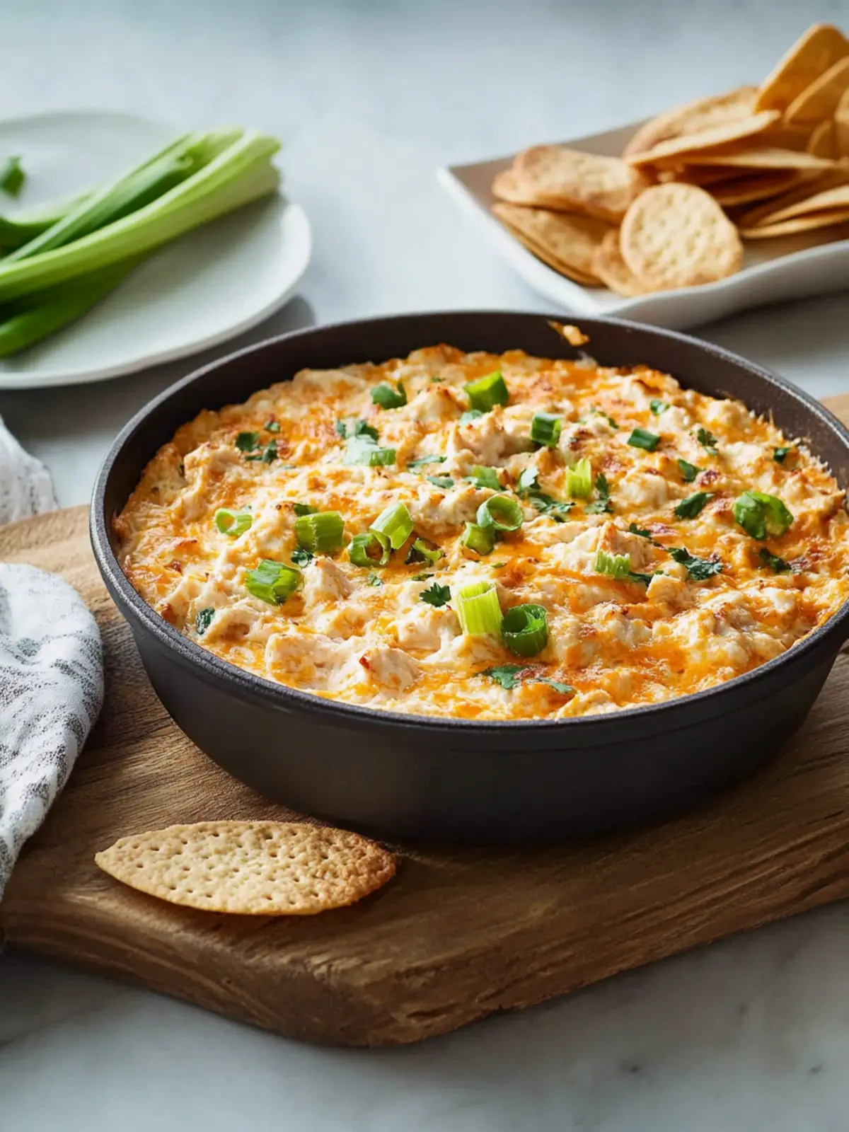 Creamy Buffalo Chicken Dip That’s Perfect for Game Day Fun