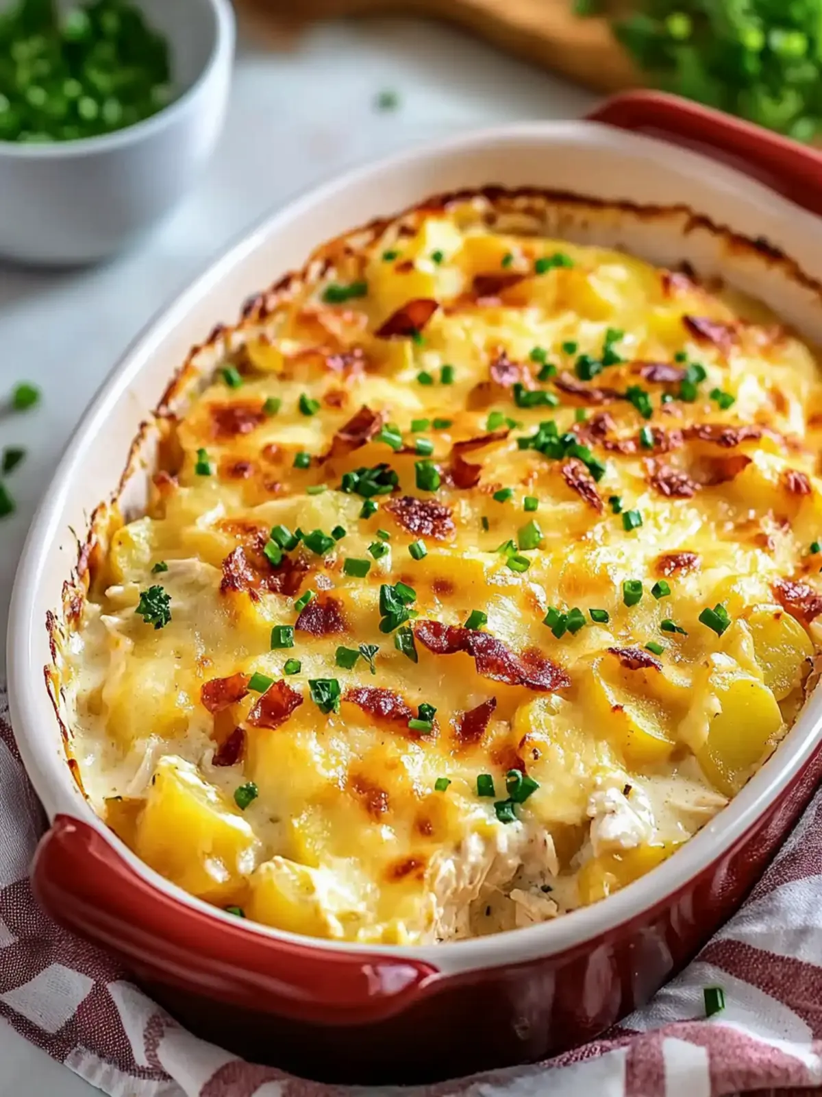 Chicken and Potato Casserole with Cream of Chicken Soup