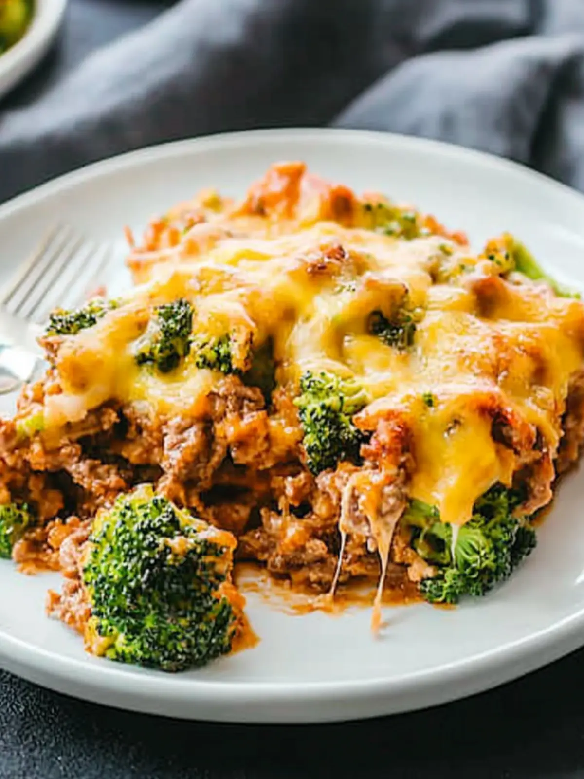 Loaded Broccoli & Beef Casserole recipe