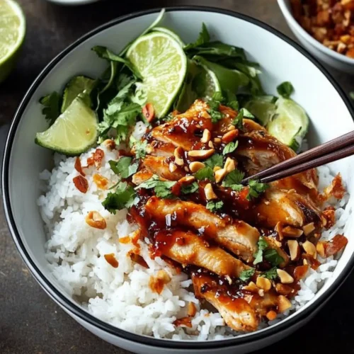 Sticky Chicken Bowls