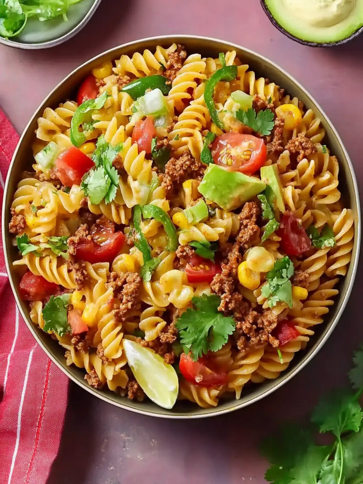 Quick Taco Pasta Salad