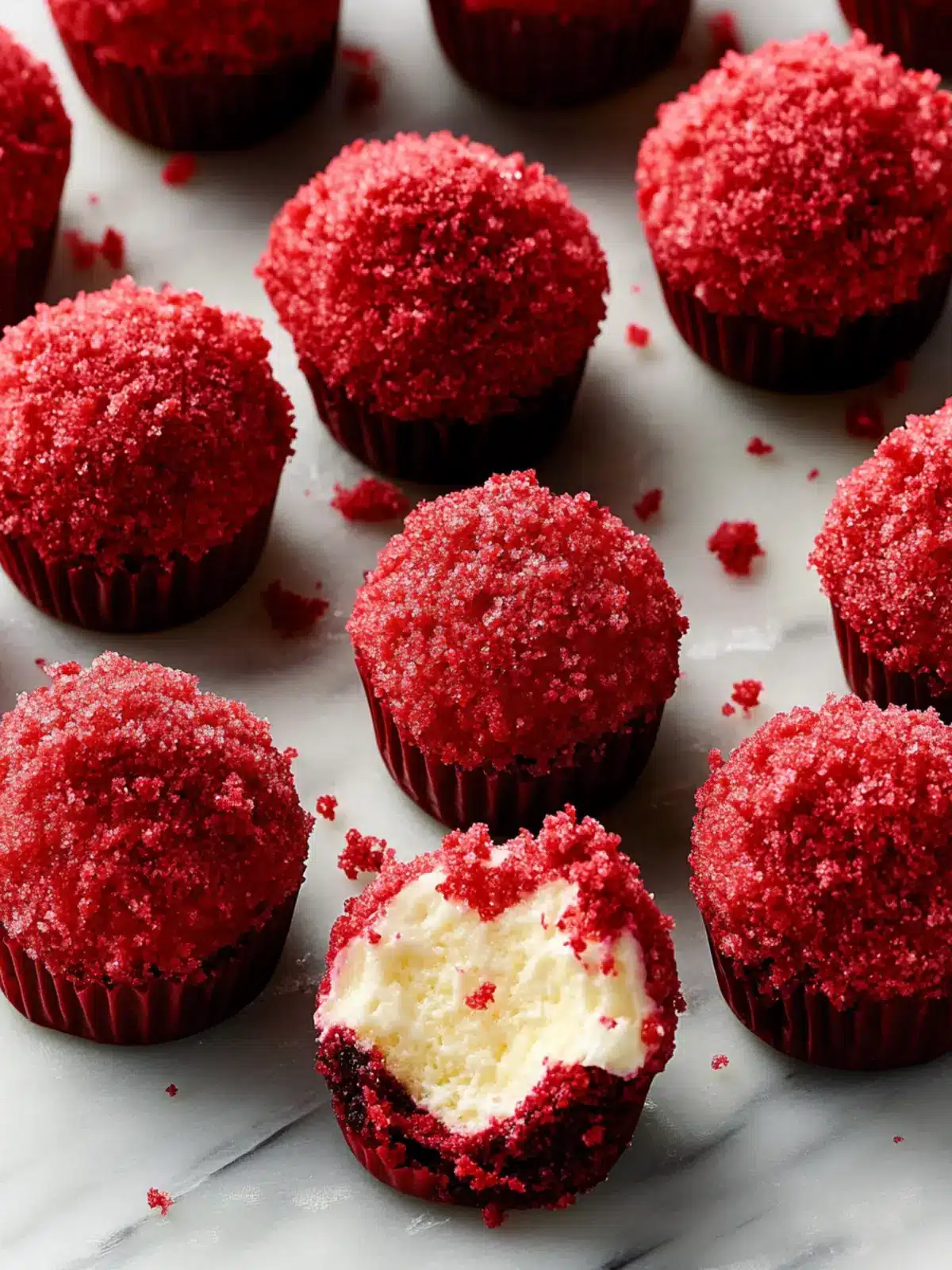 Red Velvet Cheesecake Bites