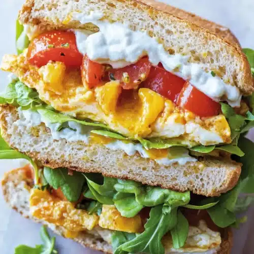 Mediterranean Breakfast Sandwich