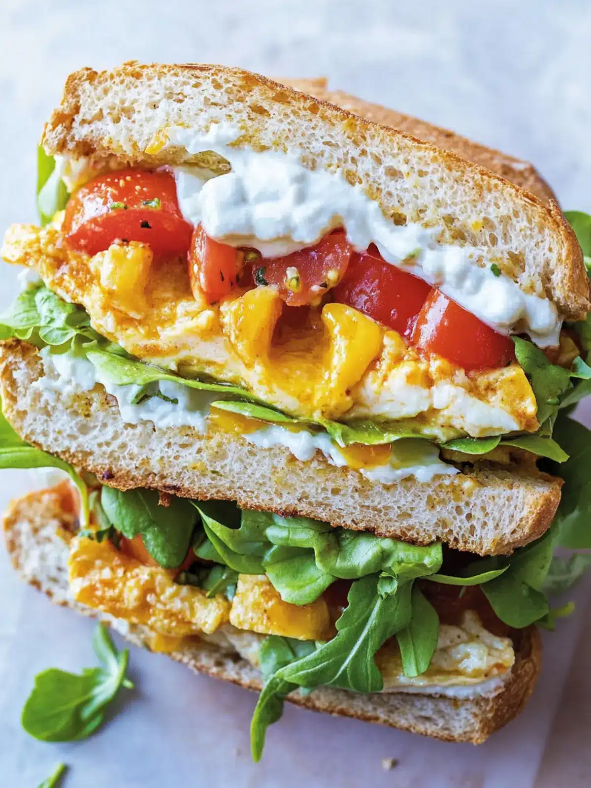 Reimagine Breakfast with a Mediterranean Breakfast Sandwich