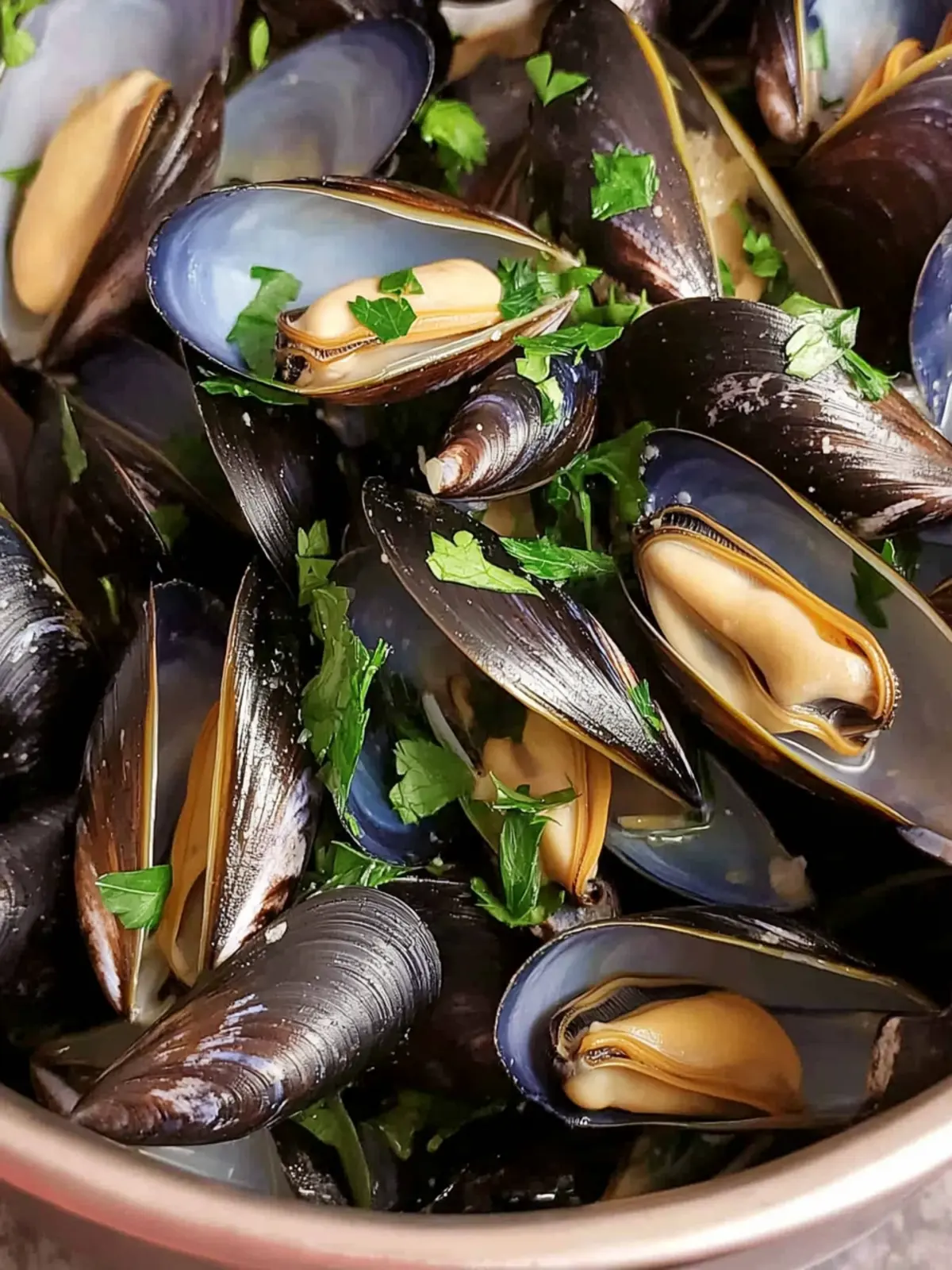 Seasonal Seafood Mussels recipe