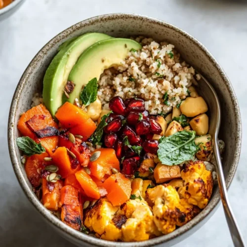 DELICIOUS Anti-Inflammatory Harvest Glow Bowl, dietitian recipe