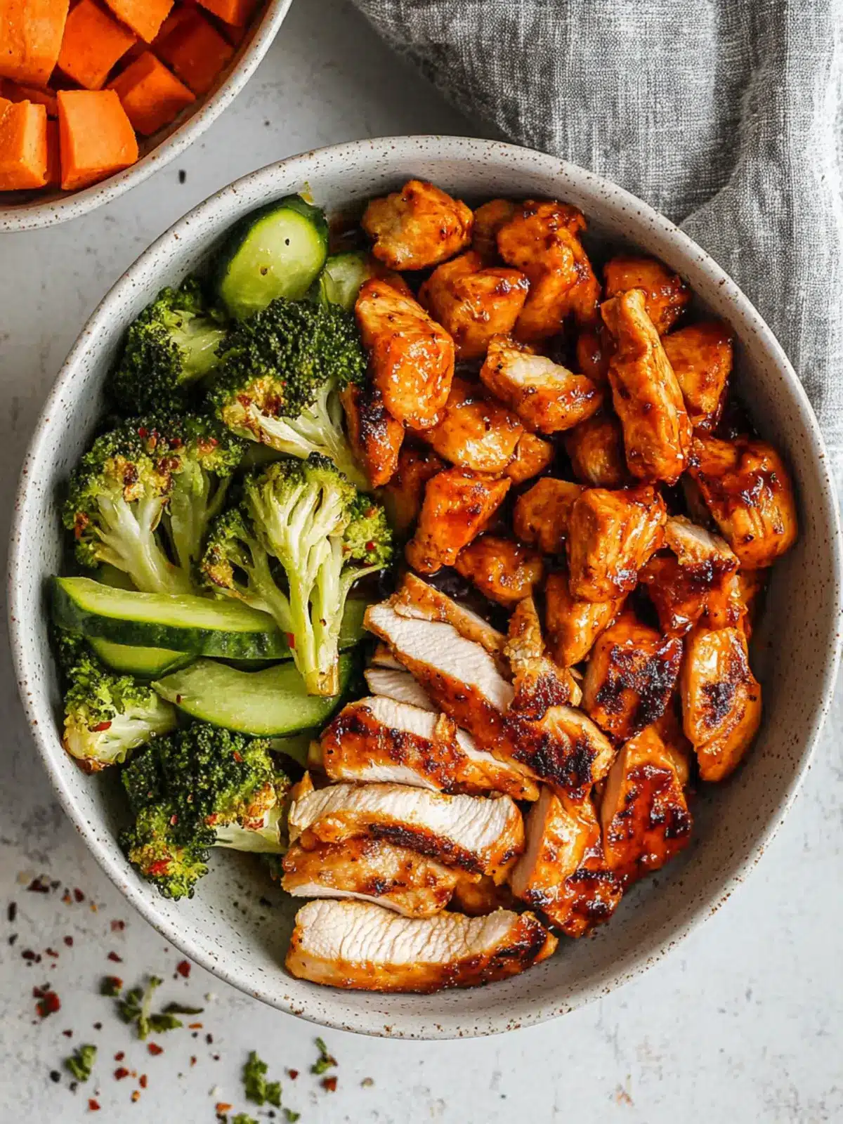 Hot Honey Chicken Bowls