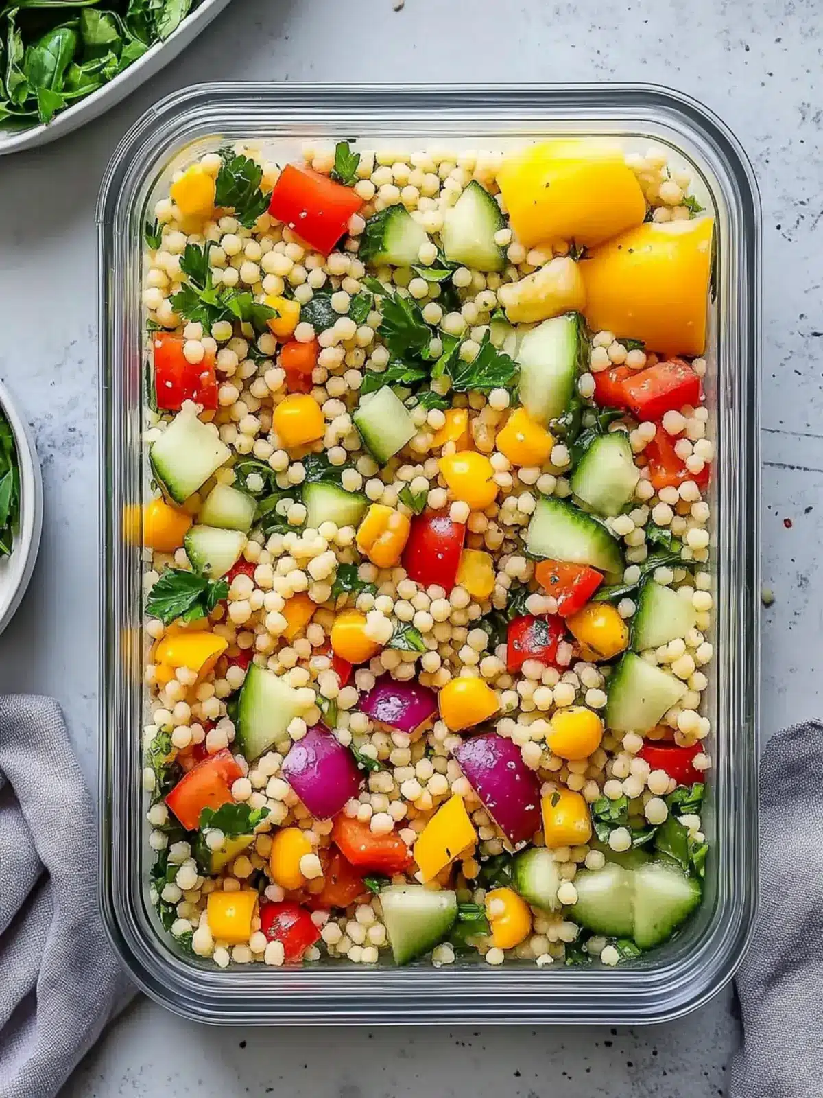 Couscous Salad Meal Prep