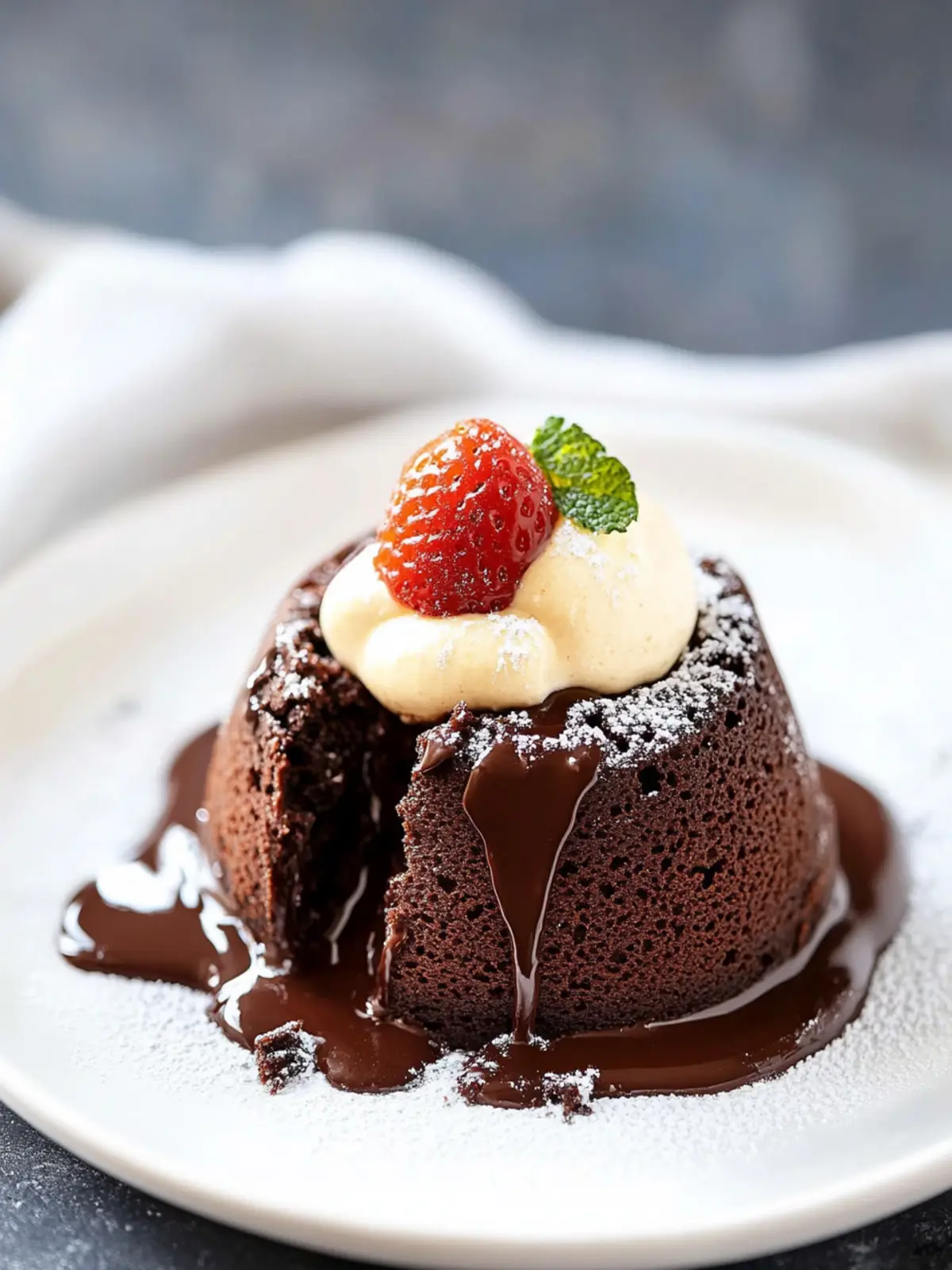 Chocolate Lava Cakes for Two